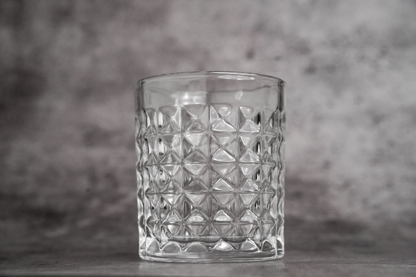 Clear Diamond Drinking Glass - Elegant, Stylish Design