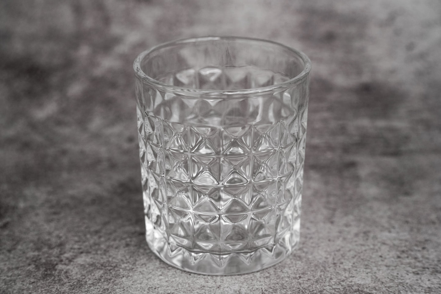 Clear Diamond Drinking Glass - Elegant, Stylish Design