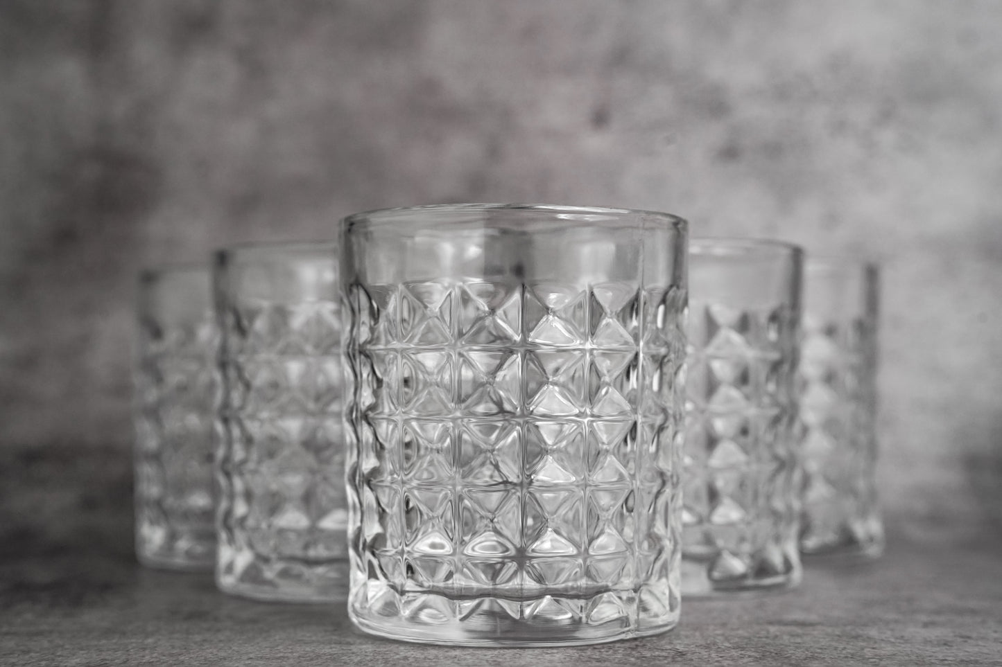 Clear Diamond Drinking Glass - Elegant, Stylish Design