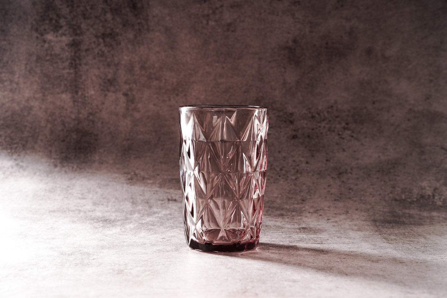 Decorative drinking glasses set of 6
