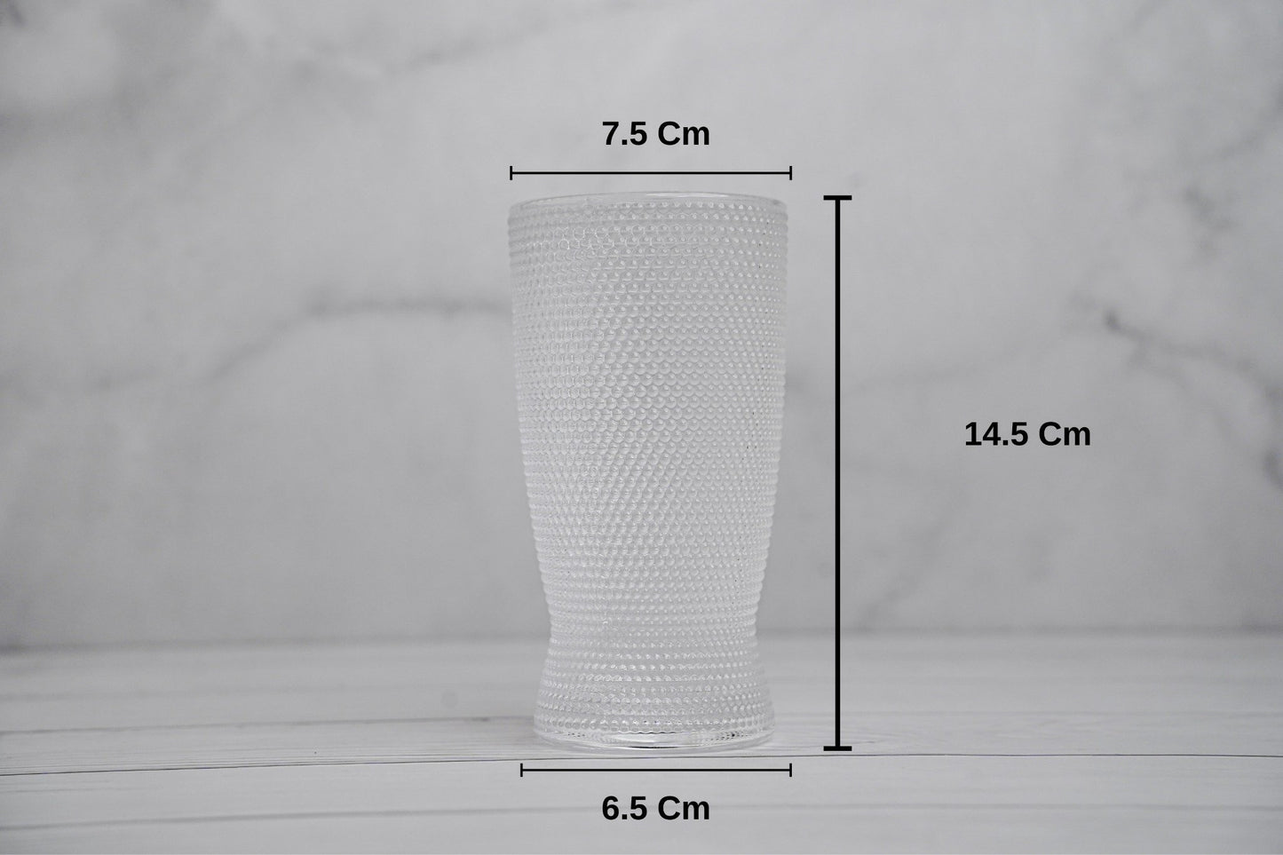 Frosted Drinking Glass