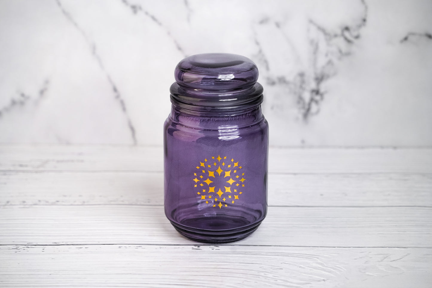 The Glassware Company | Decorative Glass Storage Jar - Set of 3