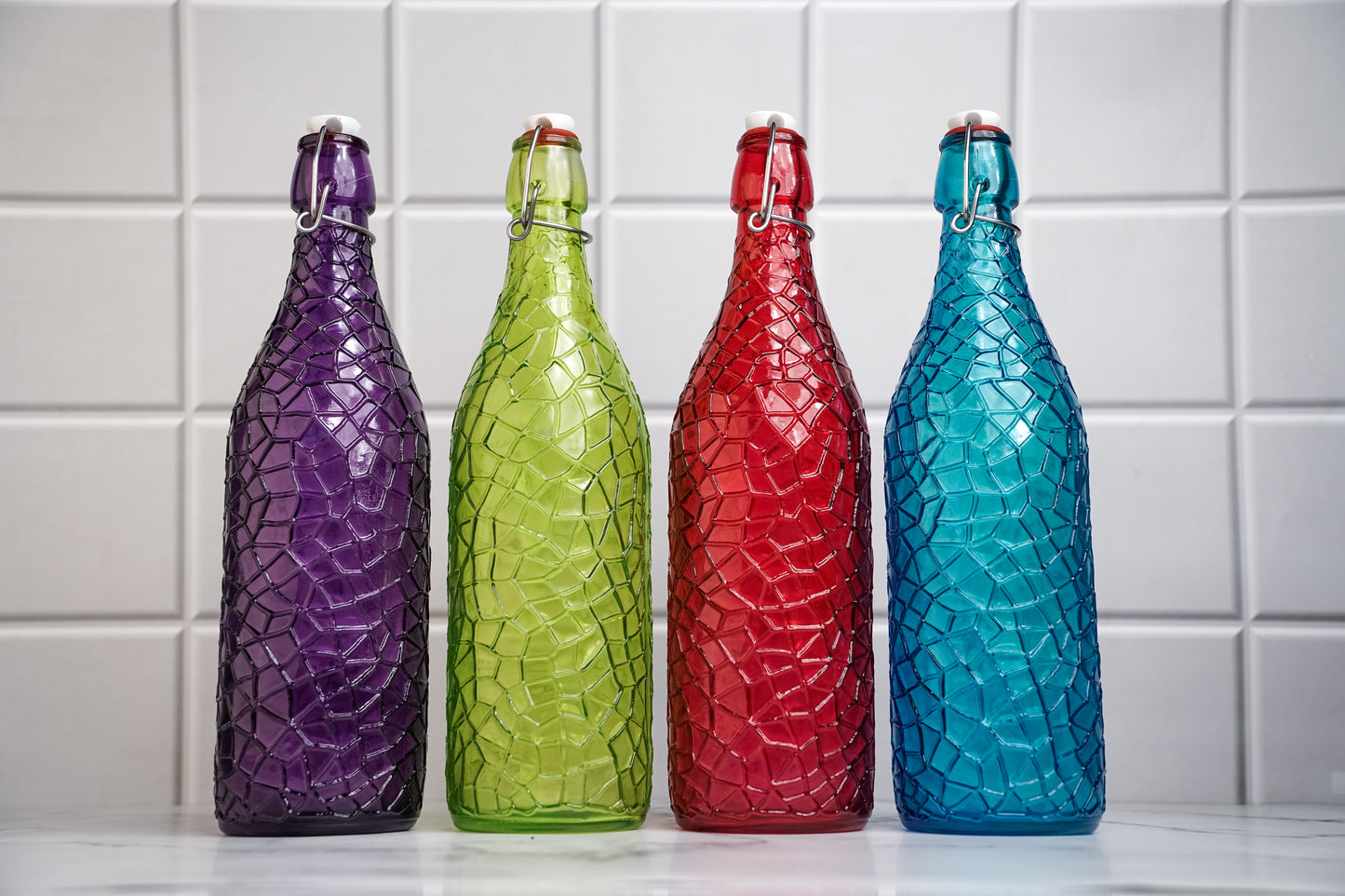 The Glassware Company | Mosaic Glass Bottle