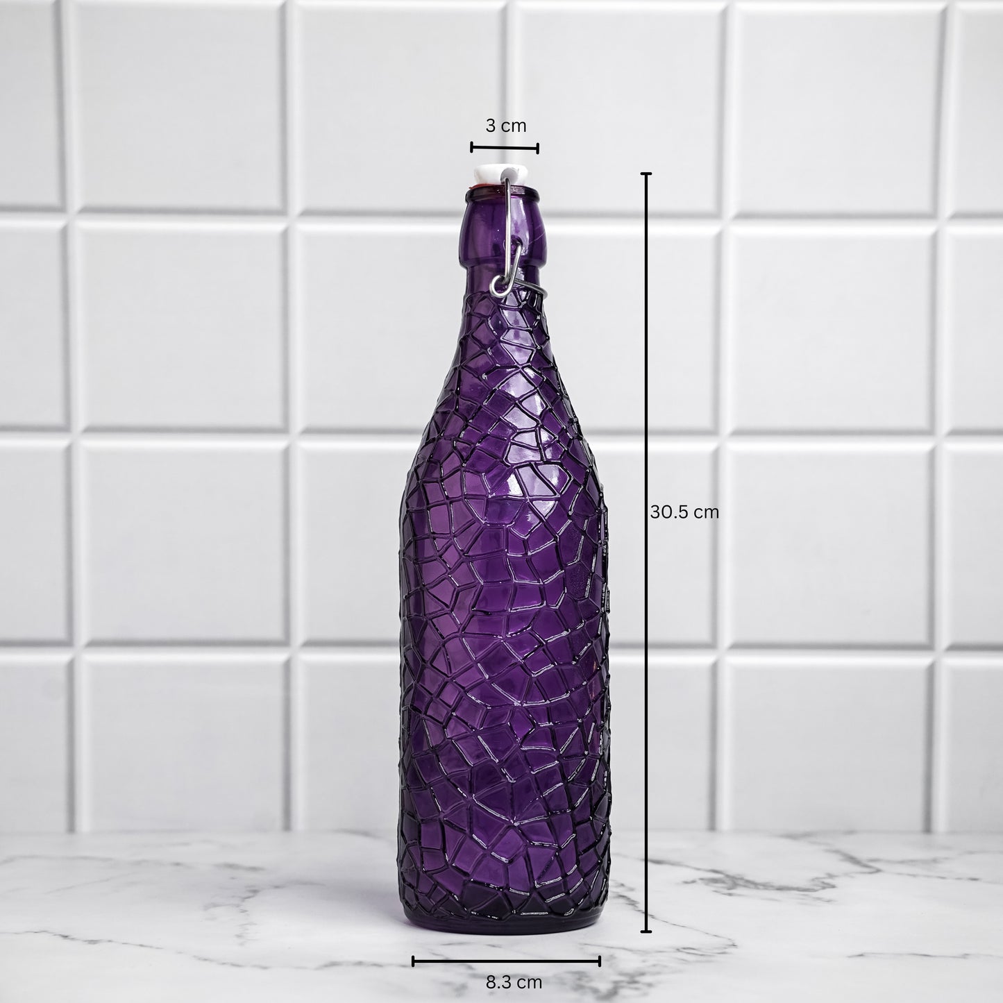 The Glassware Company | Mosaic Glass Bottle