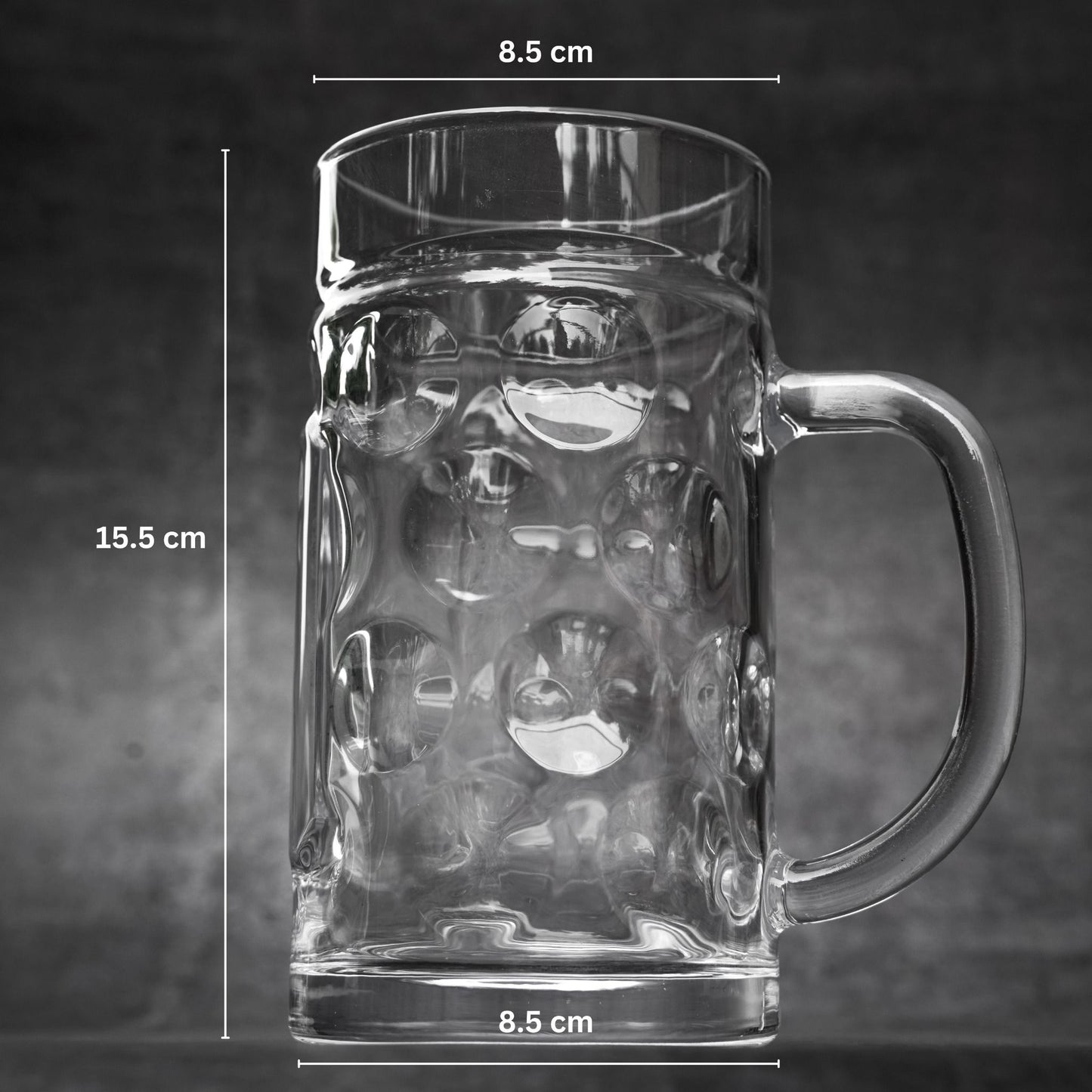 The Glassware Company | Dimpled Beer Mug - Set of 2