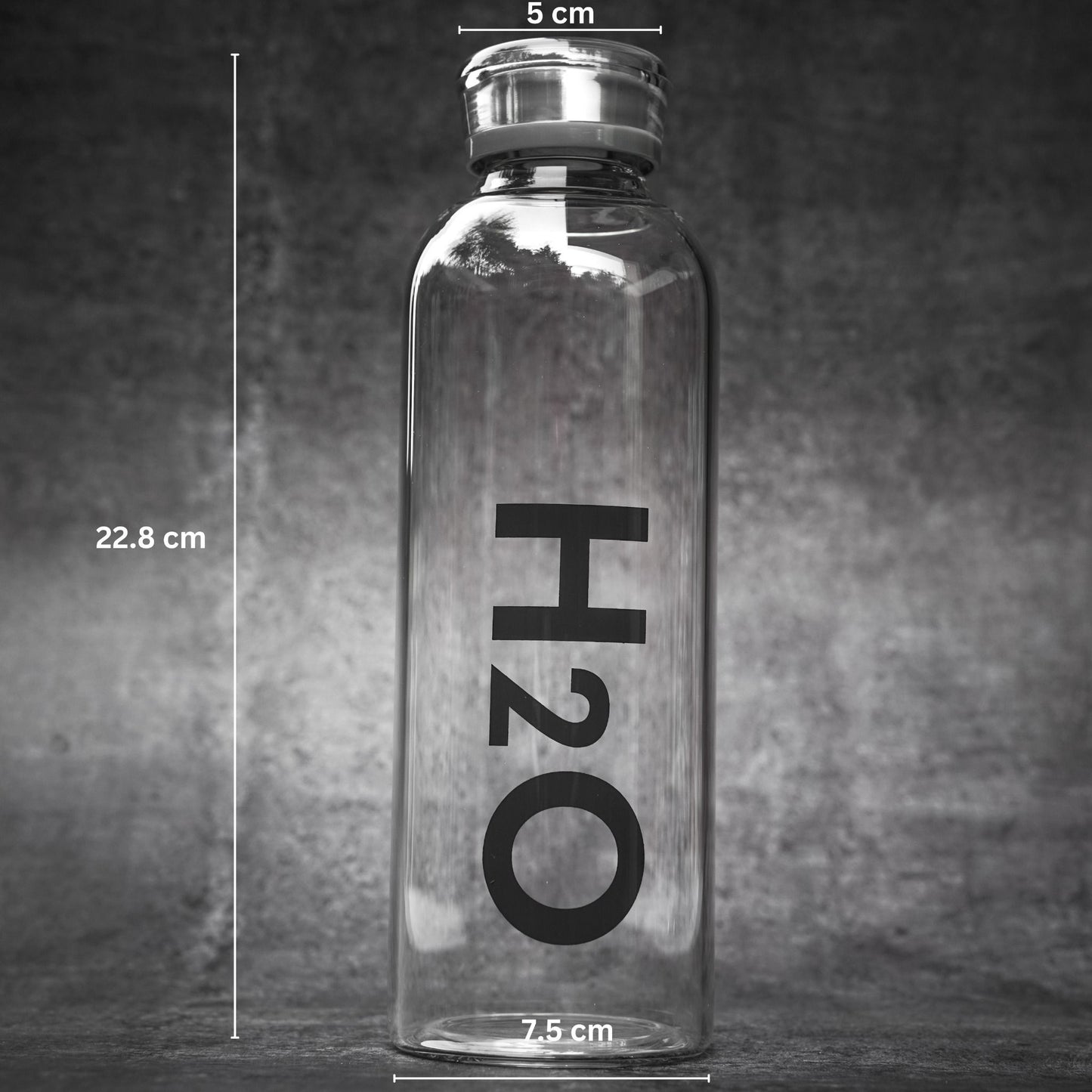 The Glassware Company | H2O Glass Water Bottle