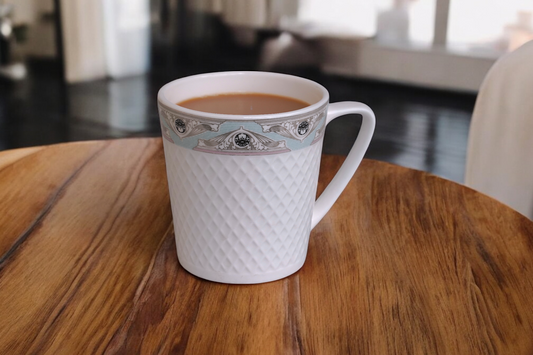 The Glassware Company | Vintage & Elegant Porcelain Teacup - Set of 6